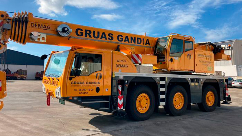 Nueva grúa móvil autopropulsada DEMAG AC 55-3